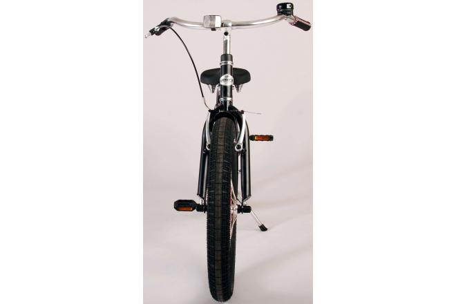 Vélo pour enfants Volare Miracle Cruiser - Filles - 20 pouces - Noir mat - Prime Collection