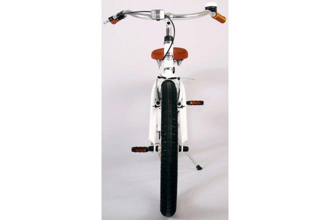 Vélo d'enfant Volare Miracle Cruiser - Filles - 20 pouces - Blanc - Prime Collection