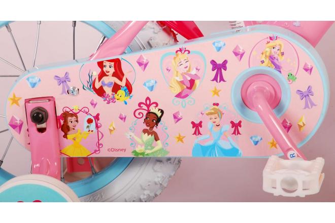 Vélo pour enfants Disney Princesse - Filles - 12 pouces - Rose - Siège de poupée