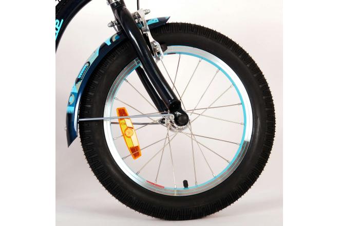 Vélo d'enfant Volare Miracle Cruiser - Garçons - 16 pouces - Mat Blue - Prime Collection