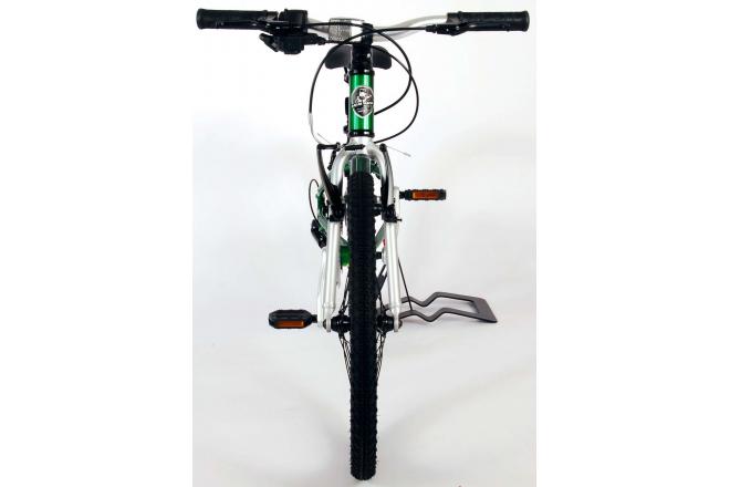 Vélo d'enfant Volare Dynamic - Garçons - 20 pouces - Vert - 2 freins à main - 7 vitesses - Prime Collection