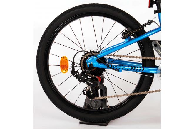 Vélo d'enfant Volare Dynamic - Garçons - 20 pouces - Bleu - 2 freins - 7 vitesses - Prime Collection