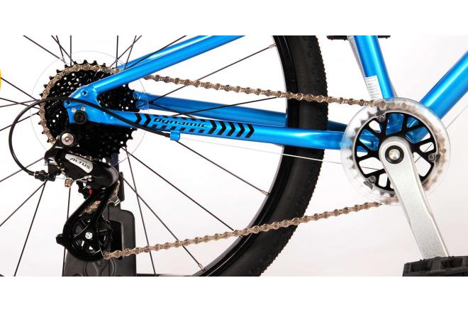 Vélo d'enfant Volare Dynamic - Garçons - 24 pouces - Bleu - 2 Freins - 8 Vitesse - Prime Collection