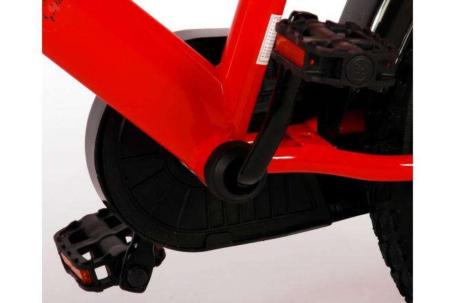 Vélo pour enfants Disney Cars - Garçons - 16 pouces - Rouge - Deux freins à main