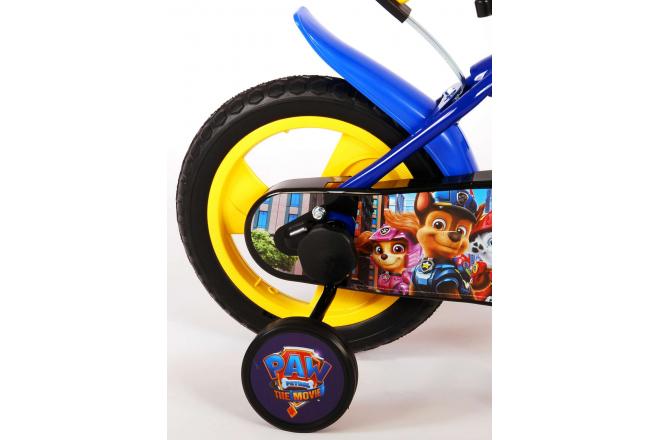 Vélo pour enfants Paw Patrol - Garçons - 12 pouces - Bleu Jaune - Système transversal
