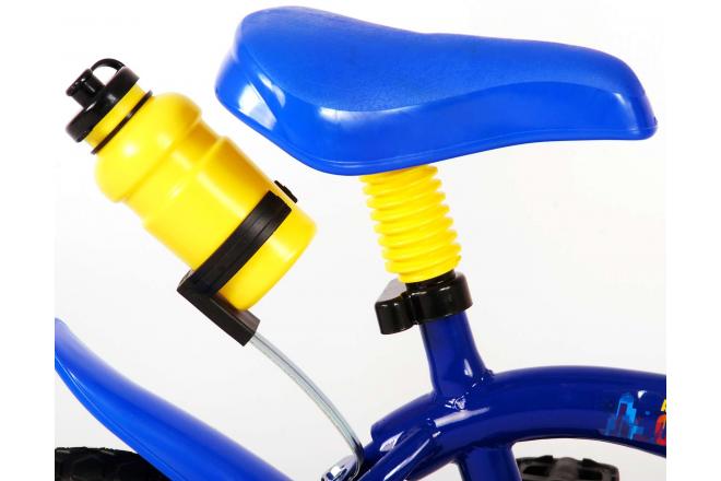 Vélo pour enfants Paw Patrol - Garçons - 12 pouces - Bleu Jaune - Système transversal