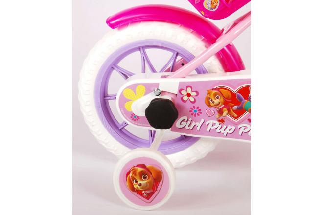 Vélo pour enfants Paw Patrol - Filles - 12 pouces - Rose - Système transversal