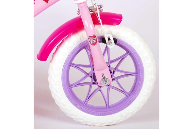 Vélo pour enfants Paw Patrol - Filles - 12 pouces - Rose - Système transversal