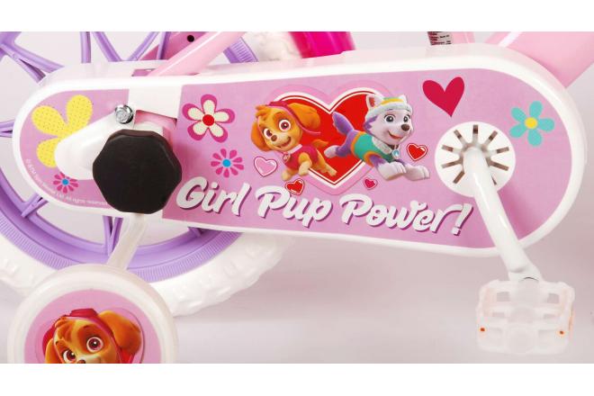 Vélo pour enfants Paw Patrol - Filles - 12 pouces - Rose - Système transversal