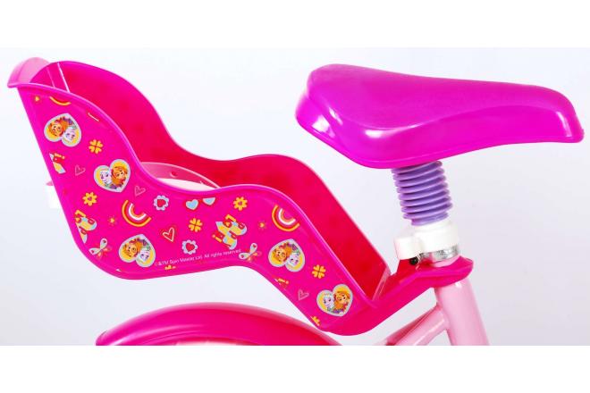 Vélo pour enfants Paw Patrol - Filles - 12 pouces - Rose - Système transversal