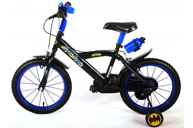 Batman Vélo pour enfants - Garçons - 16 pouces - Noir - Freins à deux mains