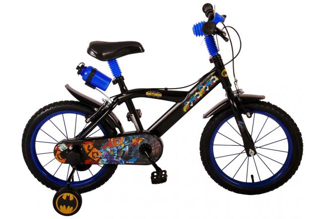 Batman Vélo pour enfants - Garçons - 16 pouces - Noir - Freins à deux mains