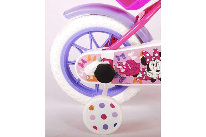 Disney Minnie Cutest Ever ! Vélo pour enfants - Filles - 12 pouces - Rose - Système transversal