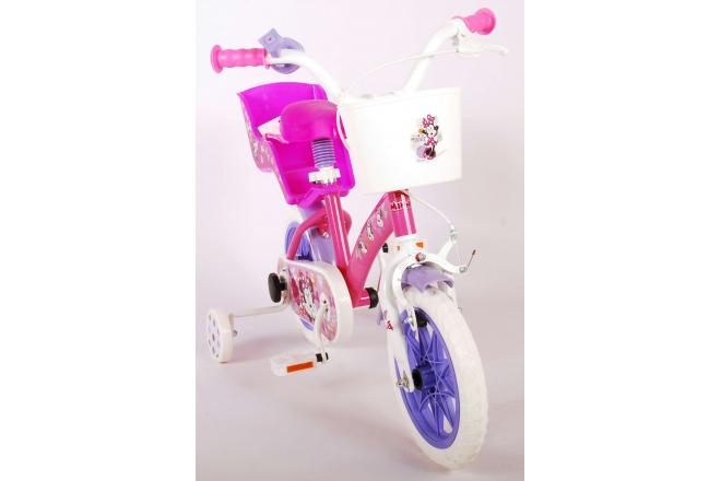 Disney Minnie Cutest Ever ! Vélo pour enfants - Filles - 12 pouces - Rose - Système transversal
