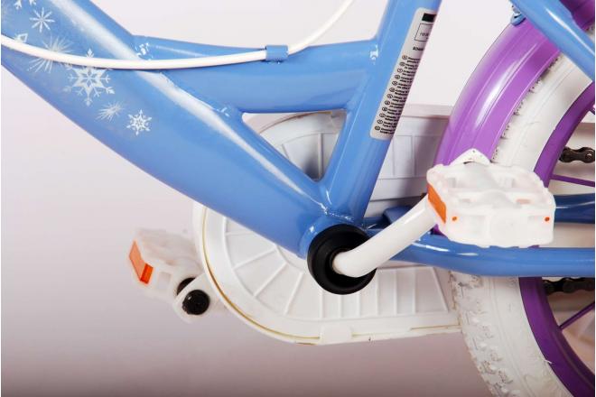 Vélo enfant Disney Frozen 2 - fille - 14 po - bleu/mauve - 2 leviers de frein