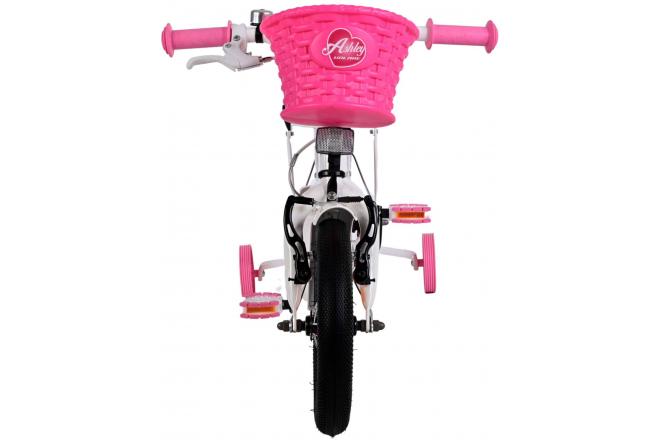 Vélo pour enfants Volare Ashley - Filles - 12 pouces - Blanc