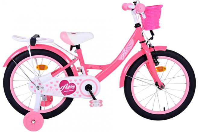 Volare Ashley Vélo pour enfants - Filles - 18 pouces - Rose/Rouge