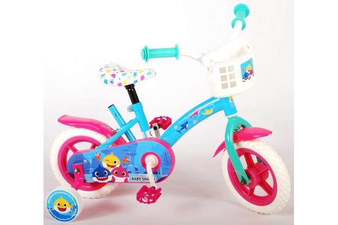 Ocean Vélo d'enfant - Unisexe - 10 pouces - Bleu rosé - Pignon Fixe