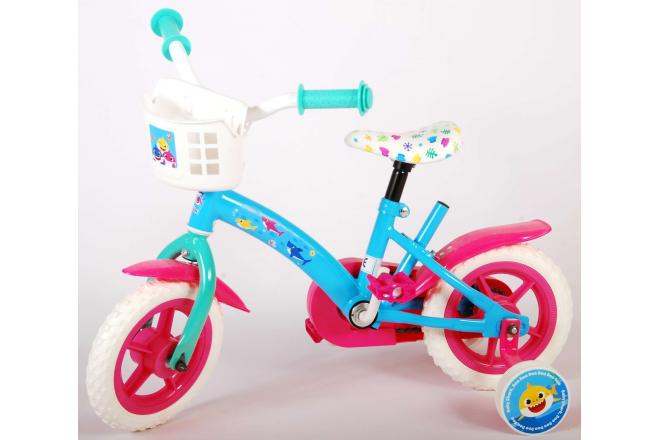 Ocean Vélo d'enfant - Unisexe - 10 pouces - Bleu rosé - Pignon Fixe