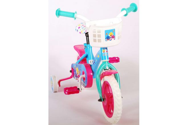 Ocean Vélo d'enfant - Unisexe - 10 pouces - Bleu rosé - Pignon Fixe