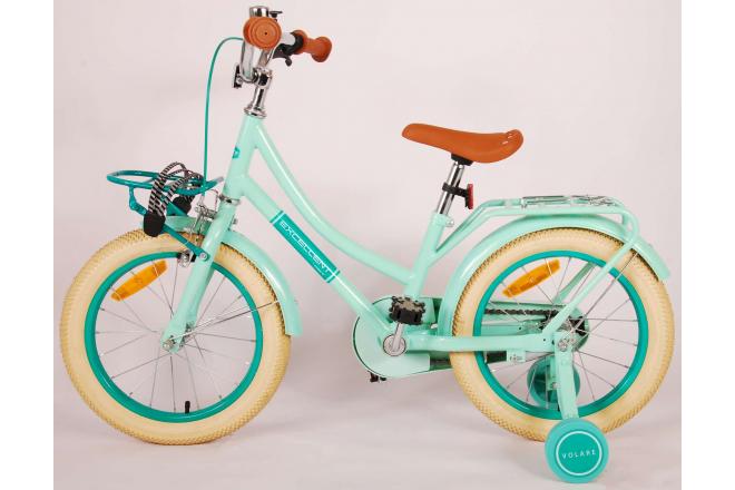 Vélo pour enfants Volare Excellent - Filles - 16 pouces - Vert - 95% assamblé