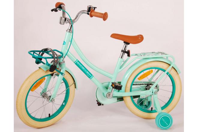 Vélo pour enfants Volare Excellent - Filles - 16 pouces - Vert - 95% assamblé