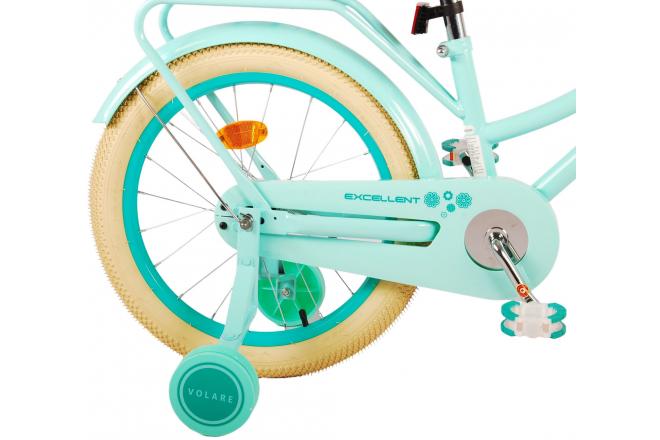 Volare Excellent Vélo pour enfants - Filles - 18 pouces - Vert - 95% assemblé