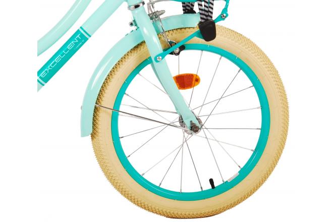 Volare Excellent Vélo pour enfants - Filles - 18 pouces - Vert - 95% assemblé