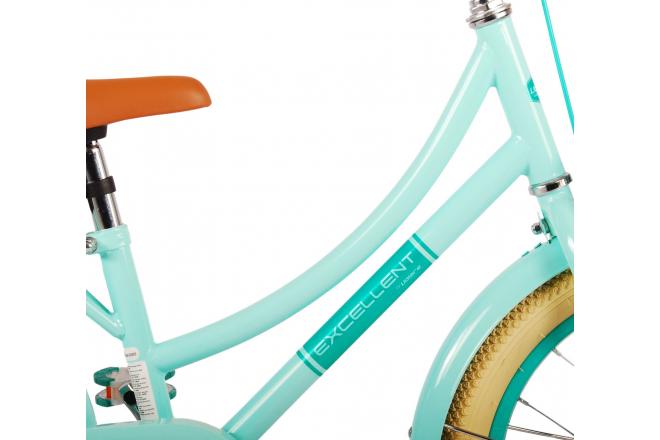 Volare Excellent Vélo pour enfants - Filles - 18 pouces - Vert - 95% assemblé