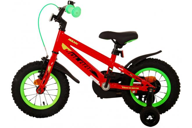 Volare Rocky Vélo pour enfants - Garçons - 12 pouces - rouge