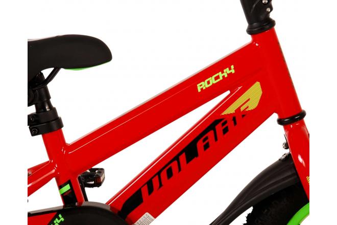 Volare Rocky Vélo pour enfants - Garçons - 12 pouces - rouge