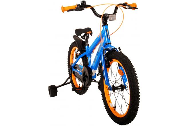 Vélo pour enfants Volare Rocky - garçons - 18 pouces - Bleu - Freins à deux mains
