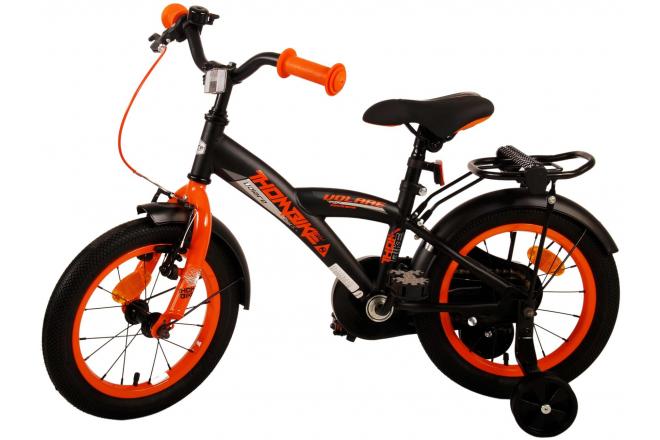 Vélo pour enfants Volare Thombike - garçons - 14 pouces - Noir Orange