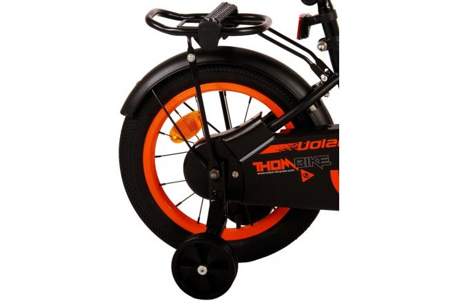 Vélo pour enfants Volare Thombike - garçons - 14 pouces - Noir Orange