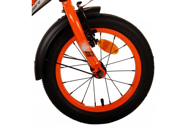 Vélo pour enfants Volare Thombike - garçons - 14 pouces - Noir Orange