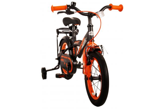 Vélo pour enfants Volare Thombike - garçons - 14 pouces - Noir Orange