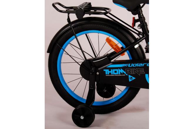 Vélo pour enfants Volare Thombike - Garçons - 18 pouces - Noir Bleu