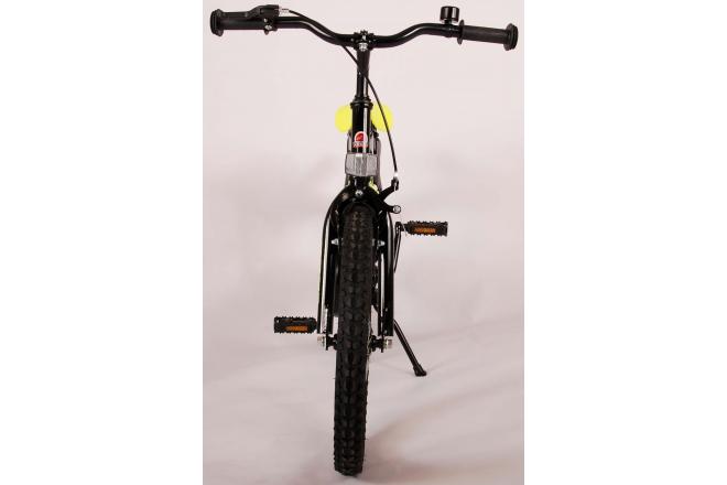 Vélo enfant Volare Sportivo - Garçons - 18 pouces - Néon Jaune Noir