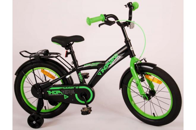 Vélo pour enfants Volare Thombike - garçons - 16 pouces - Noir Vert