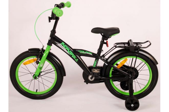 Vélo pour enfants Volare Thombike - garçons - 16 pouces - Noir Vert