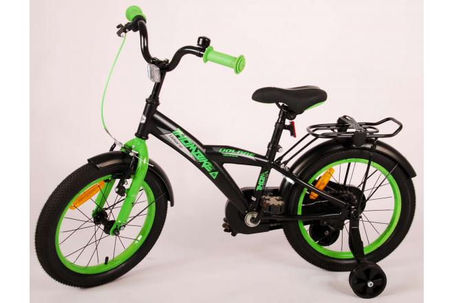 Vélo pour enfants Volare Thombike - garçons - 16 pouces - Noir Vert