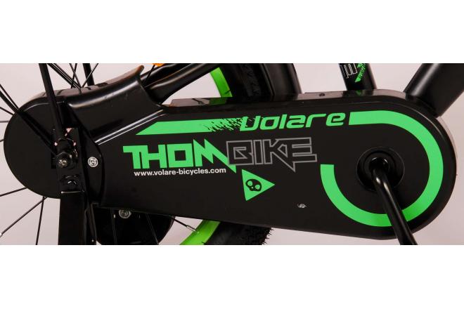 Vélo pour enfants Volare Thombike - garçons - 16 pouces - Noir Vert