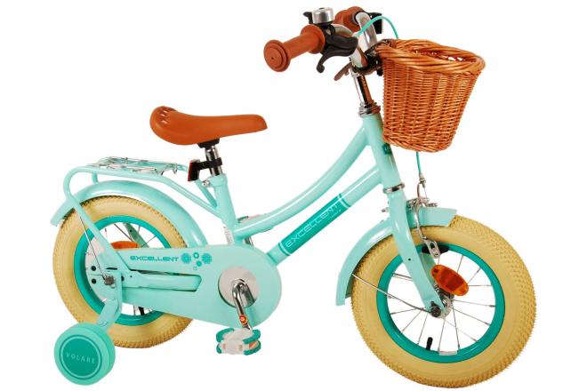 Vélo pour enfants Volare Excellent - Filles - 12 pouces - Vert