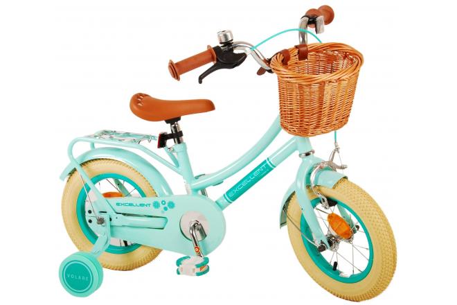 Vélo pour enfants Volare Excellent - Filles - 12 pouces - Vert