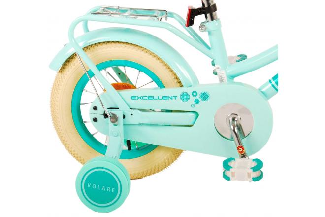 Vélo pour enfants Volare Excellent - Filles - 12 pouces - Vert