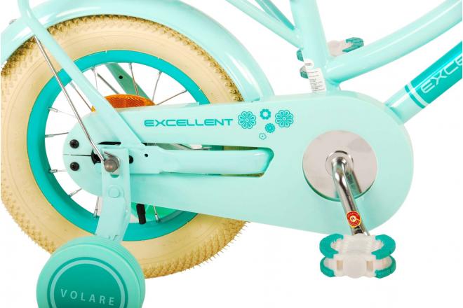 Vélo pour enfants Volare Excellent - Filles - 12 pouces - Vert