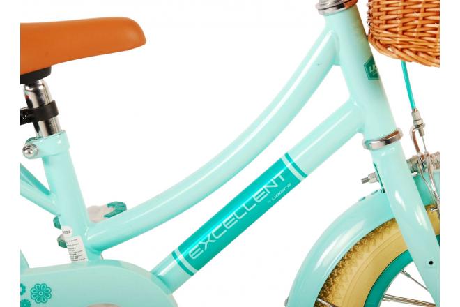 Vélo pour enfants Volare Excellent - Filles - 12 pouces - Vert