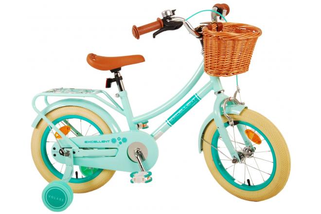 Vélo pour enfants Volare Excellent - Filles - 14 pouces - Vert