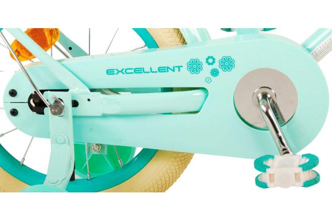 Vélo pour enfants Volare Excellent - Filles - 14 pouces - Vert