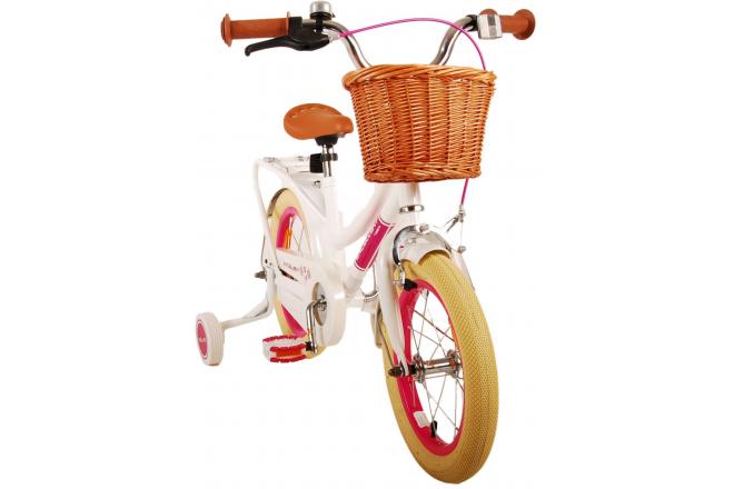 Volare Excellent Vélo pour enfants - Filles - 14 pouces - Blanc